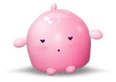 Mochi blowing a kiss