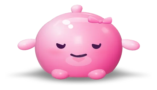 Mochi bouncing happily