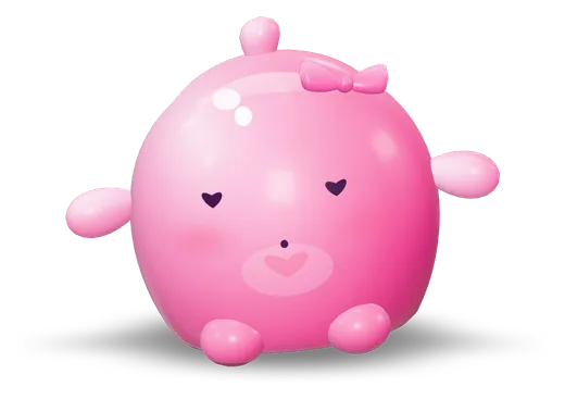 Mochi blowing a kiss