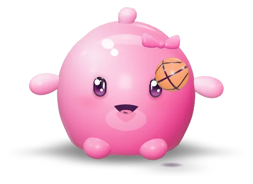 Mochi playing with a ball