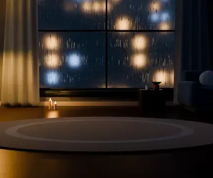 Rainy Window room in Lovegotchi
